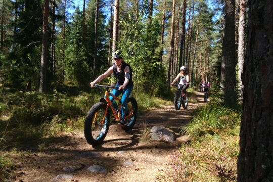 Kitetirri efatbike maastopyörä Salpausselkä nature trail Lahti