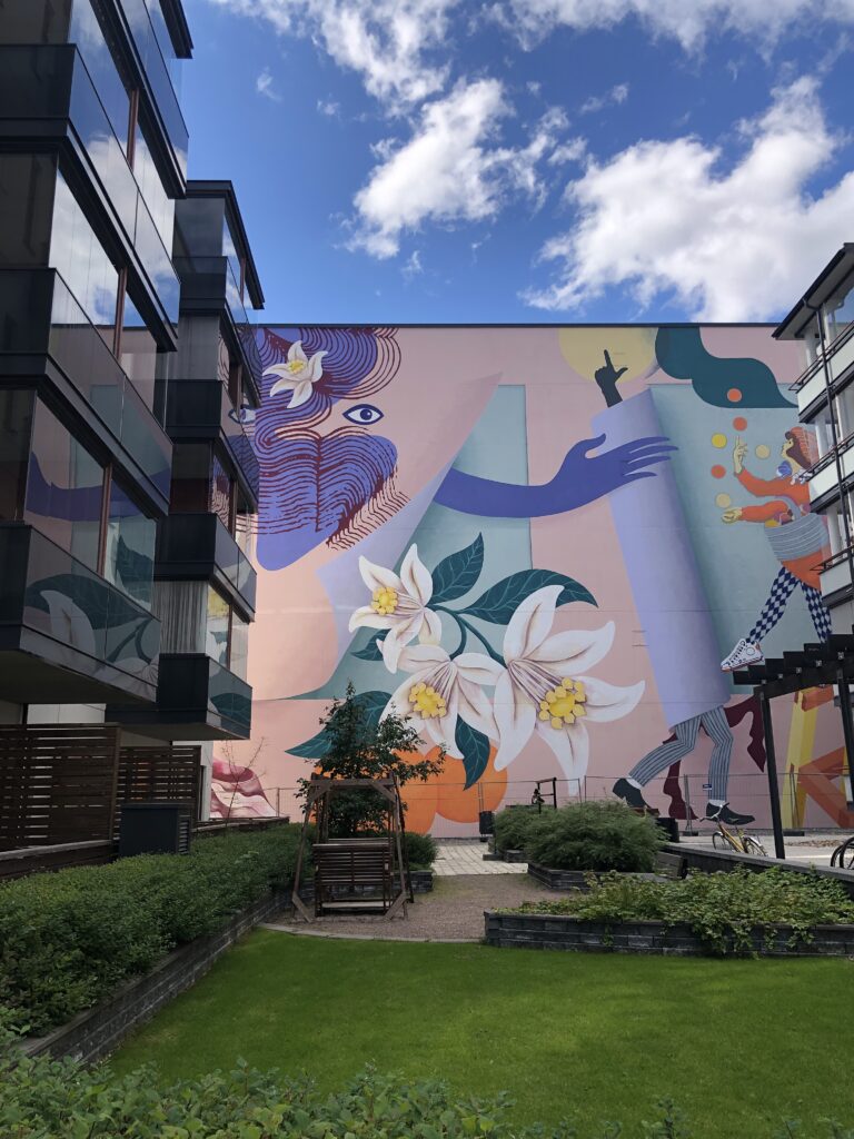 Malski muraali Lahti mural