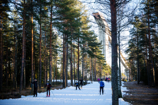 Ensilumenlatu Lahti 2018 First snow ski trail