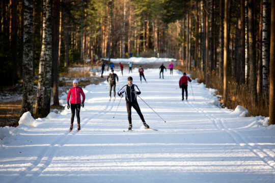 Ensilumenlatu Lahti 2019 First snow ski trail