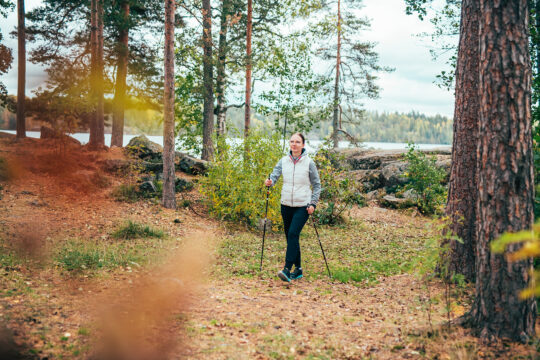 Pajulahti sauvakävely Nordic walking