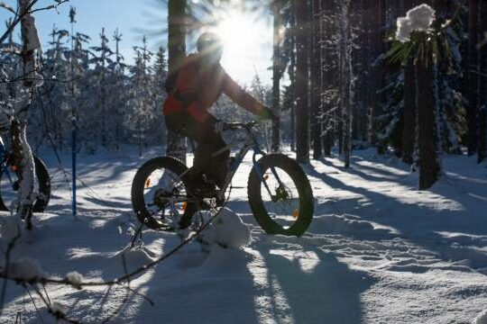 Vierumäki winter biking