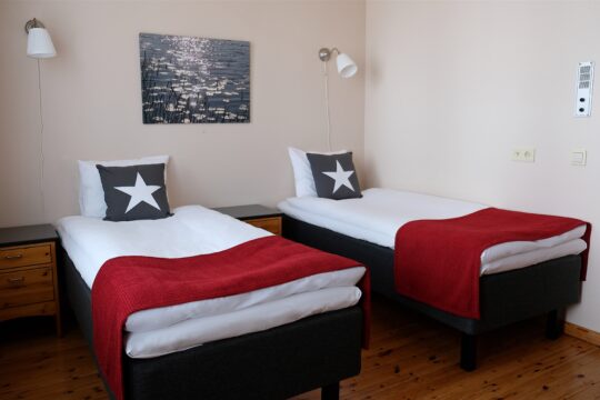 Hotel Radalla kahden hengen huone