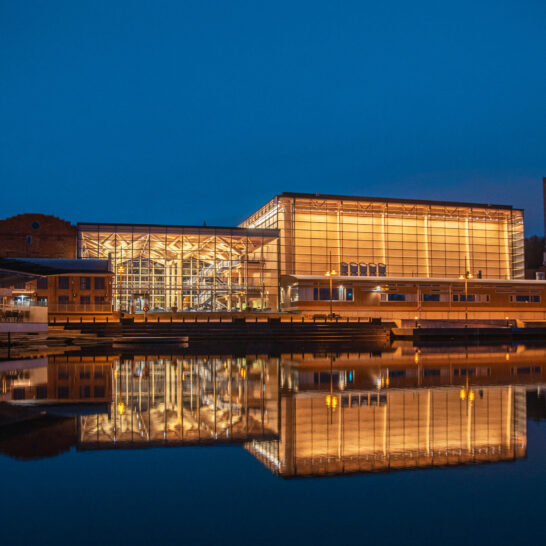 Sibeliustalo Lahden satamassa