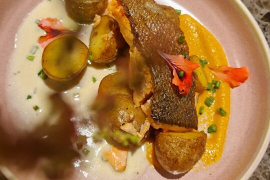 Lahden kauppahalli, kuha-annos