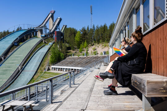 Lahden Urheilukeskus, Mäkimontun mäkikatsomo