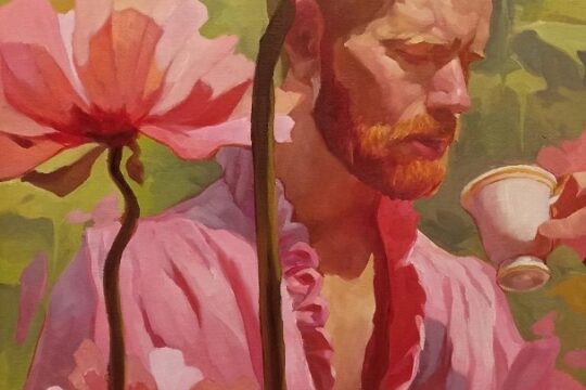 Yksityiskohta Taneli Stenbergin teoksesta "OpiumTea"